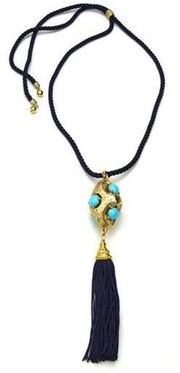 Ben-Amun St. Tropez Adjustable Necklace With Oval Pendant
