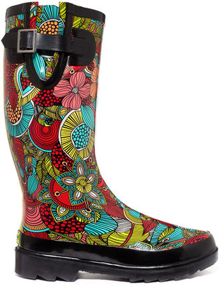 Chooka Fantasy Floral Rain Boots