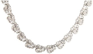 Nina Nanette Floral Crystal Necklace (Clear Floral) - Jewelry