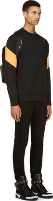 Givenchy Black Wrap-Around Panel Sweater