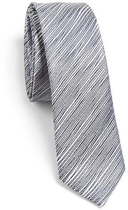 HUGO Zig Zag Printed Tie