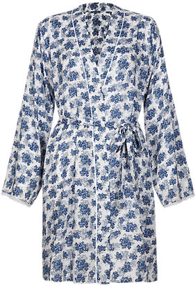 Marks and Spencer Limited Collection Pure Modal Floral Wrap Dressing Gown