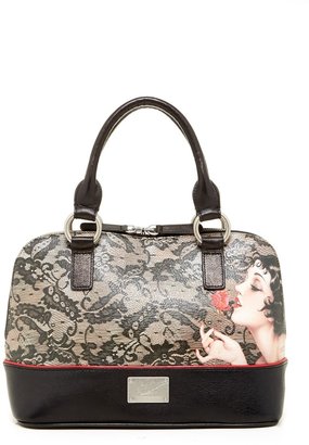 Icon Handbags Vargas Olive Dome Satchel