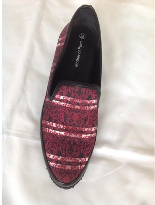 Mother of Pearl Multicolour Cloth Flats