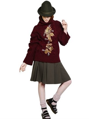 Antonio Marras Embellished Wool Blend Sweater