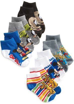 Disney Kids Socks, Toddler Boys Mickey Mouse and Friends Low Cut 6-Pack