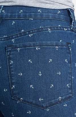 NYDJ 'Nanette' Print Stretch Crop Jeans (Topeka)