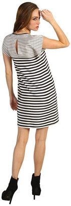 Tibi Claire Stripe on Silk CDC Easy Dress