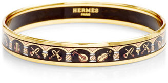Hermes What Goes Around Comes Around Black Musical Instruments Enamel