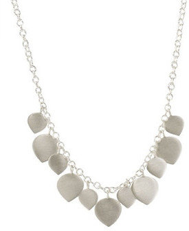 Me and Ro Multi Lotus Chain Necklace in Silver Women