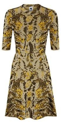 M Missoni Camouflage Fit and Flare Dress