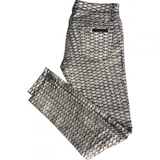 Sass & Bide Metallic Cotton Trousers