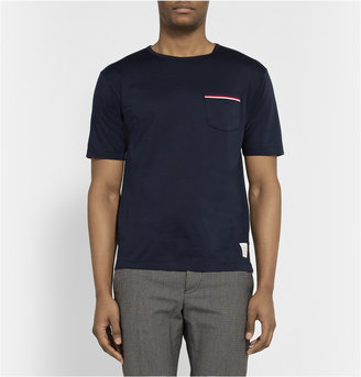 Thom Browne Pocket-Front Cotton-Jersey T-Shirt
