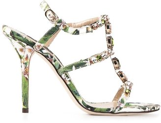 Dolce & Gabbana floral print sandals