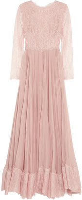 Valentino Lace and silk gown