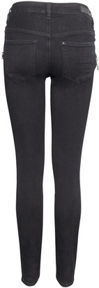 H&M MAMA Skinny Jeans - Black - Ladies
