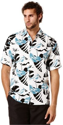 Cubavera Big and Tall Allover Tropical Printed Shirt