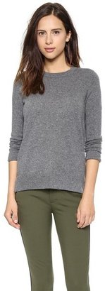 Vince Overlay Cashmere Crew Sweater