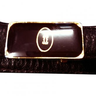 Cartier Burgundy Leather Belt