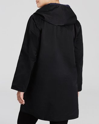 Eileen Fisher Plus Reversible Hooded Coat