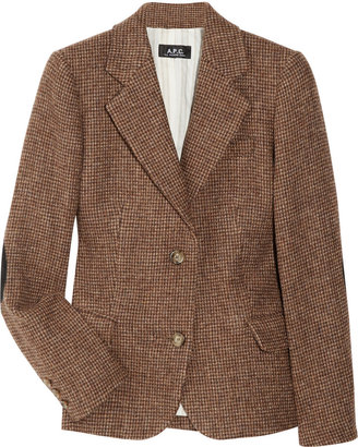 A.P.C. Wool tweed blazer