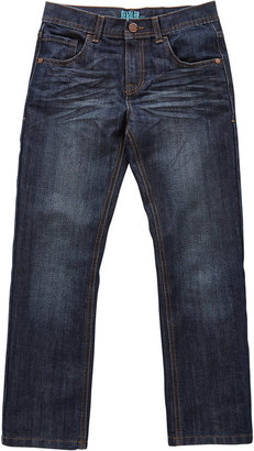 Marks and Spencer Premium Washed Look Adjustable Waist Denim Jeans (5-14 Years)