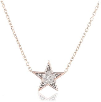 Adina Reyter Solid Pave Star Necklace