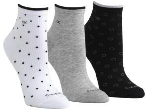 Calvin Klein Dot Anklet Socks 3 Pack