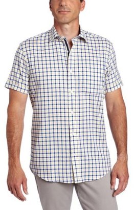 DC Co LINCS DC & Co Men's Short Sleeve Bradford Solid Woven Shirt