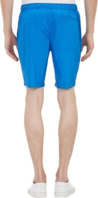 Jil Sander Tech Taffeta Shorts-Blue