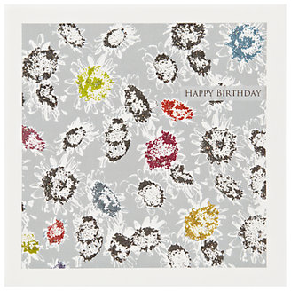 Dahlia The Art Rooms Fabric Birthday Card