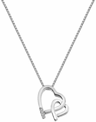 Hot Diamonds Silver 'Amore' Hearts Pendant Necklace