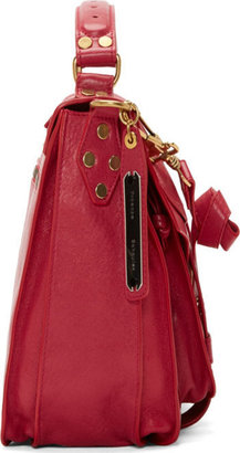 Proenza Schouler Raspberry Red Leather Medium PS1 Satchel