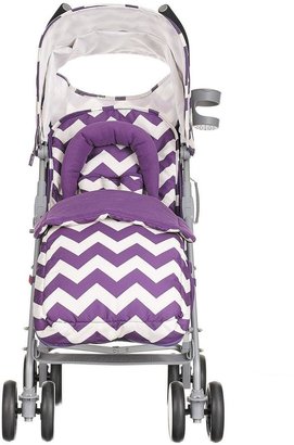 O Baby Obaby Metis Plus Stroller Bundle - Zigzag Purple