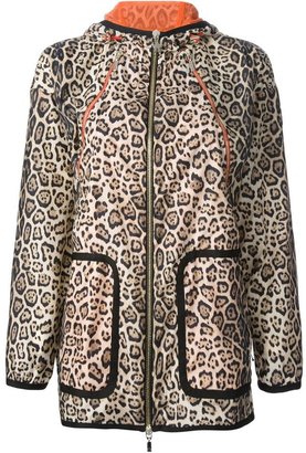 Moncler Gamme Rouge leopard print jacket