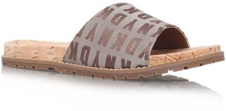 DKNY Slide flat slip on sandals