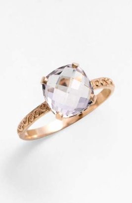 Suzanne Kalan Cushion Stone Filigree Ring