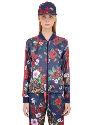 adidas By Rita Ora - Floral Printed Techno Jersey Jacket