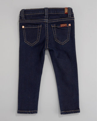 7 For All Mankind Rinse Denim Skinny Jeans