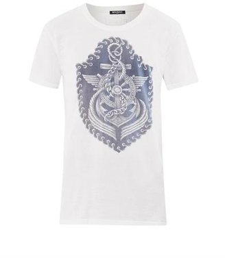 Balmain Nautical-print crew-neck T-shirt