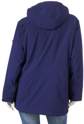 Zeroxposur alexa hooded 4-way stretch jacket - women's plus size