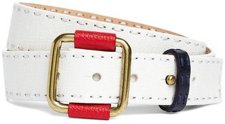 Brooks Brothers Stitched Leather Belt