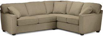 Asstd National Brand Fabric Possibilities Track-Arm 2-pc. Left-Arm Sleeper Sofa Sectional