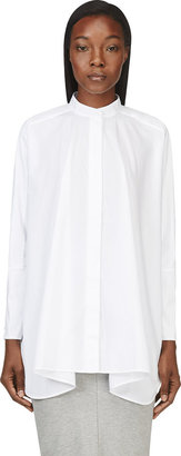Maison Martin Margiela 7812 MM6 Maison Margiela White Oversized Dolman Sleeve Shirt