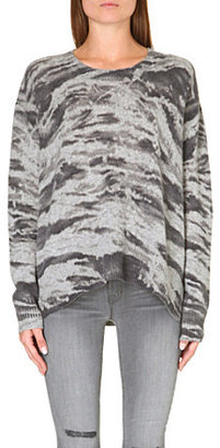 Enza Costa Printed cashmere jumper