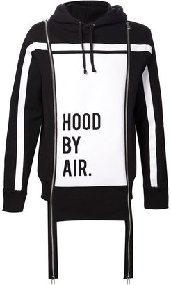 Hood by Air 'Horizon' colour block hoodie