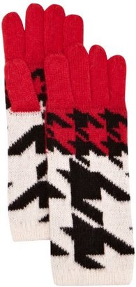 Alice Hannah Hounds Tooth Jacquard Women's Gloves