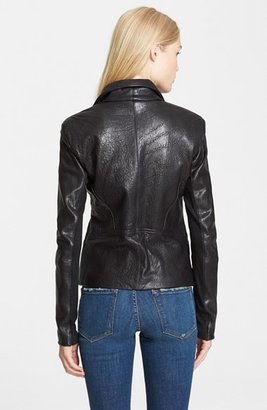 Veda 'Dallas' Embossed Leather Jacket