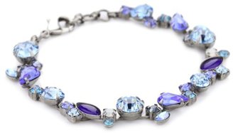 Sorrelli Electric Blue" Classic Crystal Silver-Tone Bracelet