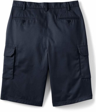 Lands' End Lands'end Men's Stain Resistant Cargo Chino Shorts
